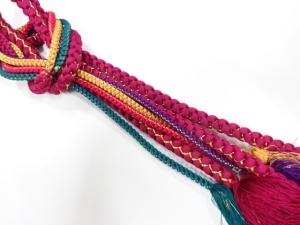 正絹　手組帯締め